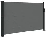 vidaXL Ausziehbare Seitenmarkise Anthrazit 120x500 cm