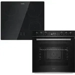 Klarstein ControlSync Backofen & Induktionskochfeld Set | 9 Funktionen | 4 Kochzonen