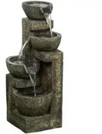 Outsunny - Springbrunnen - 25Lx24Wx60Hcm - Schwarz