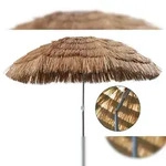 Mojawo Hawaii Sonnenschirm Strandschirm Gartenschirm rund &Oslash;1,6m Braun