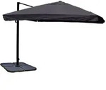 Mendler Gastronomie-Ampelschirm HWC-A96, 3,5x3,5m (&Oslash;4,95m) Polyester/Alu 25kg ~