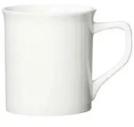 Kaffeebecher Simple, 400ml, 6 St&uuml;ck, wei&szlig;