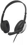 Hama HS-P100 V2 On-Ear PC-Headset mit Mikrofon, Y-Adapter