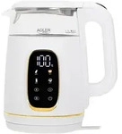 Adler AD 1305wg Wasserkocher 1,7L mit Temperatureinstellung wei&szlig;/gold