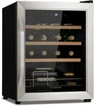 Klarstein Vinamour 16 Uno Weink&uuml;hlschrank 16Fl./42l 5-18&deg;C 41dB Glas Edelstahl