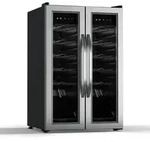 Klarstein Vinamour Weink&uuml;hlschrank | 2 K&uuml;hlzonen | 7 Regale | Touch-Bedienung 