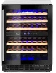 Hendi Weinregal, 2 Zonen, 46 Flaschen, Arktic, 133L, 220-240V/90W, 595x588x(H)820mm