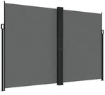 vidaXL Seitenmarkise Ausziehbar Anthrazit 220x1000 cm