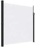 vidaXL Seitenmarkise Ausziehbar Wei&szlig; 200x600 cm