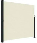 vidaXL Seitenmarkise Ausziehbar Creme 180x500 cm