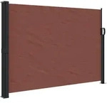 vidaXL Seitenmarkise Ausziehbar Braun 140x600 cm