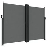 vidaXL Seitenmarkise Ausziehbar Anthrazit 180x1200 cm