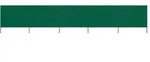 vidaXL 5-teiliges Windschutzgewebe 600 x 160 cm Gr&uuml;n