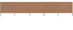vidaXL 5-teiliges Windschutzgewebe 600 x 160 cm Taupe