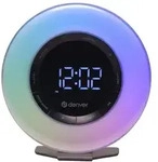 Denver CRL‐342 FM‐Radiowecker mit Lichtsimulation, Dual‐Alarm &