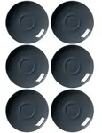 Ritzenhoff & Breker DOPPIO Kaffeeuntertasse 16 cm anthrazit 6er Set