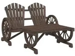 vidaXL 2-tlg. Garten-Lounge-Set Massivholz Tanne