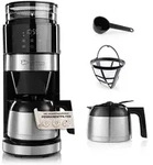 Barista Filterkaffeemaschine Touch Iso mit Mahlwerk und LED-Touchdisplay - 800W