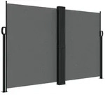 vidaXL Seitenmarkise Ausziehbar Anthrazit 160x1000 cm
