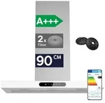 CIARRA Dynamic A+++ 709 m3/h Dunstabzugshaube 90 cm Abzugshaube WIFI APP...