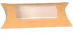 250 Wrap Boxen Wrap to go Verpackung Papier mit Kunststoff Sichtfenster 183x114x44mm