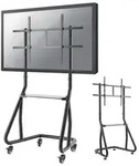 Neomounts NS-M3800BLACK Monitorst&auml;nder mit Rollen / Ablage bis 100 Zoll