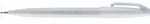 PentelArts Faserschreiber Brush Sign Pen SES15, hellgrau
