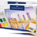 Faber Castell Aquarellfarben Farbkasten mit 12 Farben