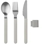 Mepal SILUETA Besteck-Set 3-teilig Nordic White