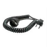 BACHMANN Schutzkontakt-Spiralverl&auml;ngerung 230V/16A, schwarz, 4 m