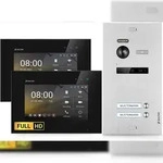 HD Video T&uuml;rsprechanlage mit App f&uuml;r 2 Familienhaus, 2x Monitor, Balter EVO HD WLAN