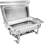 Speisew&auml;rmer Chafing Dish Set Basic GN 1/1 | rechteckig 61x36x32cm | Volumen 9...