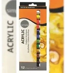 Acrylfarbe 12 Farben