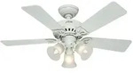 Hunter Deckenventilator Beacon Hill 107 cm Wei&szlig; mit Licht 107