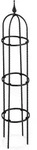 Relaxdays Rankhilfe Obelisk, 2er Set, 100cm hoch, Ranks&auml;ule f&uuml;r Kletterpflanzen,