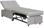 vidaXL Sofa Bett Grau 194 x 67 x 37 cm Stoff