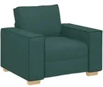 vidaXL Sofa Stuhl Dunkelgr&uuml;n 100x78x84 cm Stoff