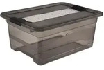 Keeeper - Aufbewahrungsbox 39,5x29,5x17,5cm in transluzentem Grau