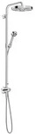 Hansgrohe AXOR One Showerpipe mit Thermostat und Kopfbrause 280 1jet Unterputz, Chrom