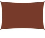 vidaXL Sonnenschirmsegel rechteckiges Oxford-Gewebe 4x7 m Terrakotta A&eacute;ris &Eacute;lite