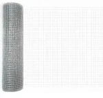 vidaXL Geschwei&szlig;ter Drahtzaun Silber 0,6 x 100 m Stahl