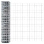 vidaXL Eurozaun 1,4 x 10 m PVC-beschichtetes Eisen