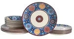 CreaTable Sumaya Blue Kombiservice 18-tlg Steingut