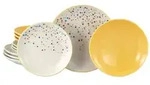 CreaTable Joy Gelb Tellerset 12-tlg Steinzeug