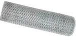 vidaXL Hexagonzaun Silber 0,8 x 100 m Verzinkter Stahl