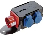 BACHMANN CEE-Adapter 16A 400V, 3xSchutzkontakt IP44