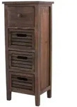 Mendler Kommode T18, Schubladenschrank Schrank, 4 Schubladen, 74x30x25cm Shabby-Look