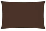 vidaXL Rechteckiges Sonnenschirmsegel aus Oxford-Stoff, 3 x 6 m, braun, Modell Sigma