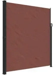 vidaXL Seitenmarkise Ausziehbar Braun 220x500 cm