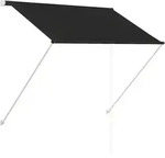vidaXL Einziehbare Markise 100&times;150 cm Anthrazit